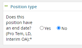 Position type radio button on the MyTrack offer card