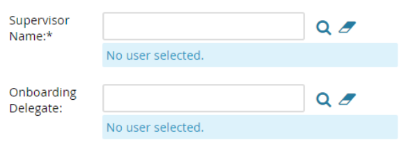 Supervisor and onboarding delegate fields on the offer card in MyTrack