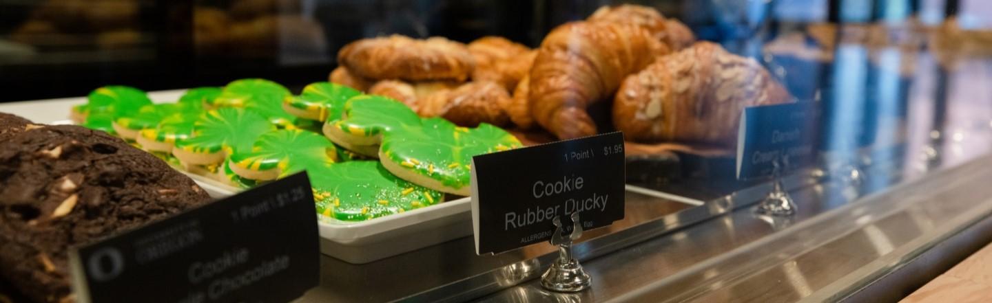 duck cookies and pastries