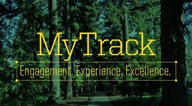 logo for MyTrack the university's learning management system